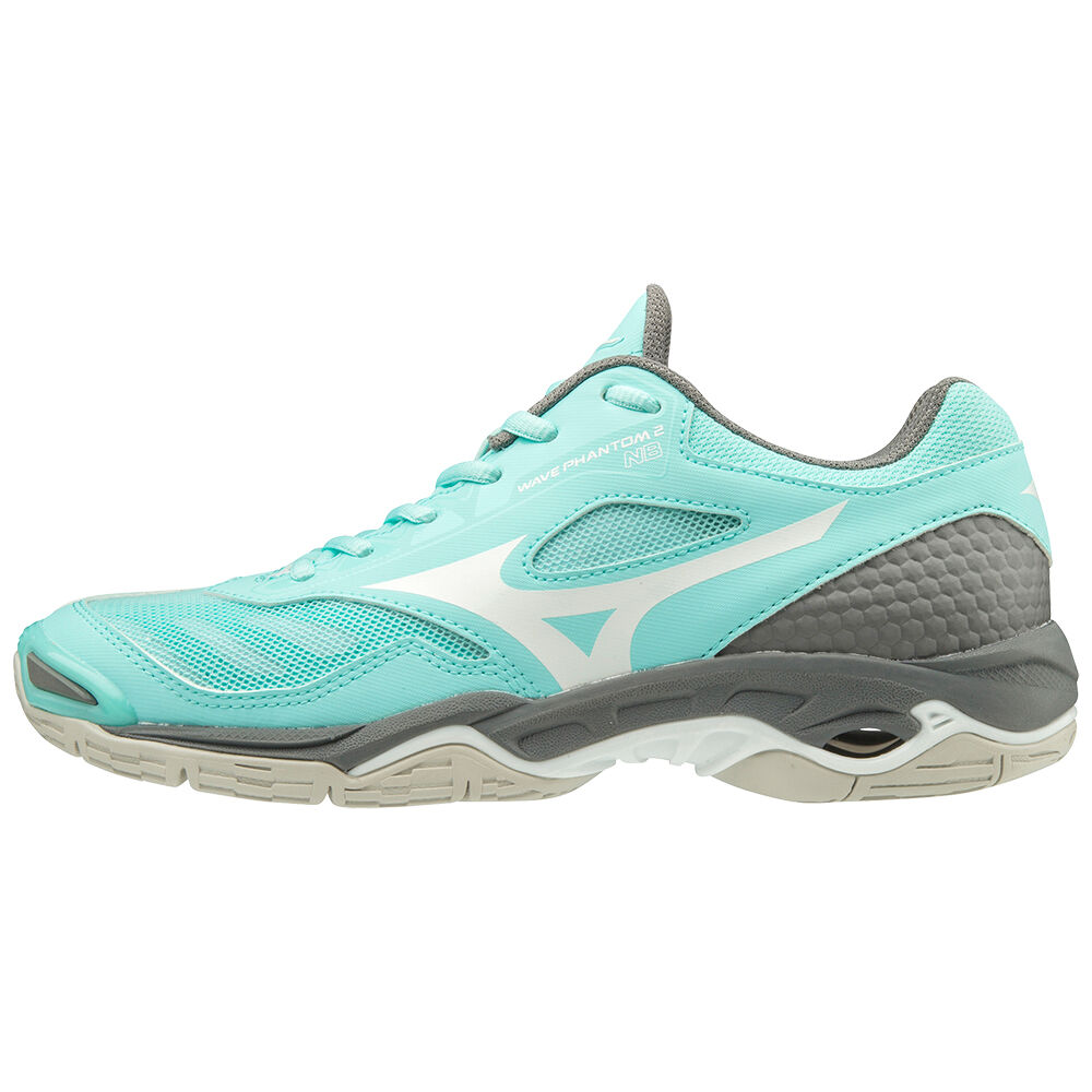 Scarpe da netball Mizuno WAVE PHANTOM 2 NB Donna - Blu/Bianche/Grigie - 18059-SDEX